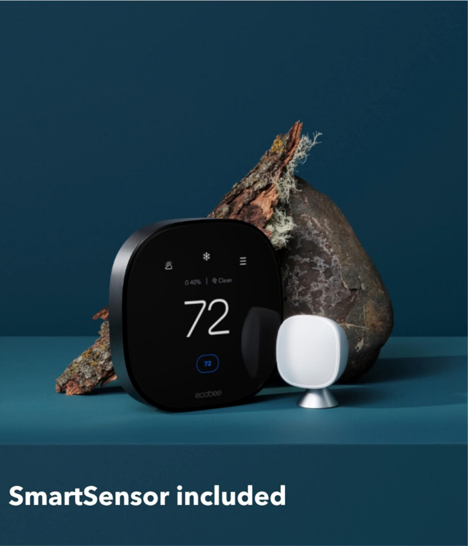 Ecobee Smart Thermostat Premium 6th Gen With Smart Sensor EB-STATE6P-01