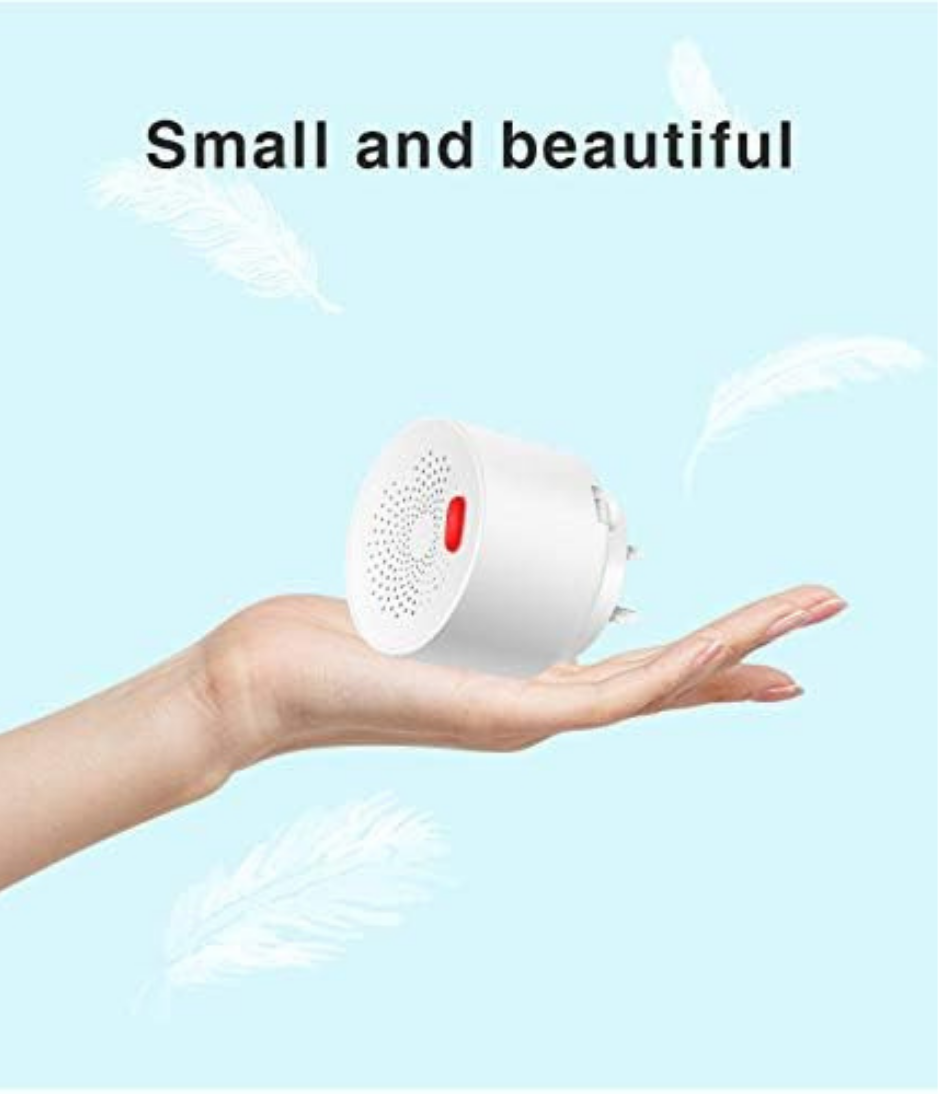 UanTii Smart Natural Gas Alarm Combustible Gas Detector Gas Leakage Sensor Works With Tuya Smart Life APP for Home Safety
