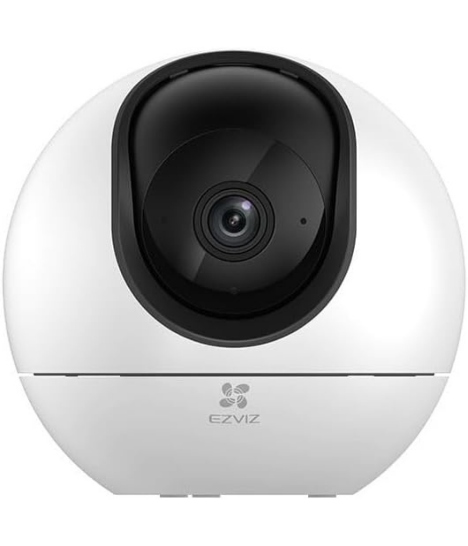 EZVIZ H6 5MP 3K Smart Home Security Wi-Fi Camera, 360 Pan/Tilt Indoor IP Camera, Hand Recognition & Control, Connect with Two-Way Talk, Auto-Zoom Tracking, Night Vision (10m), White
