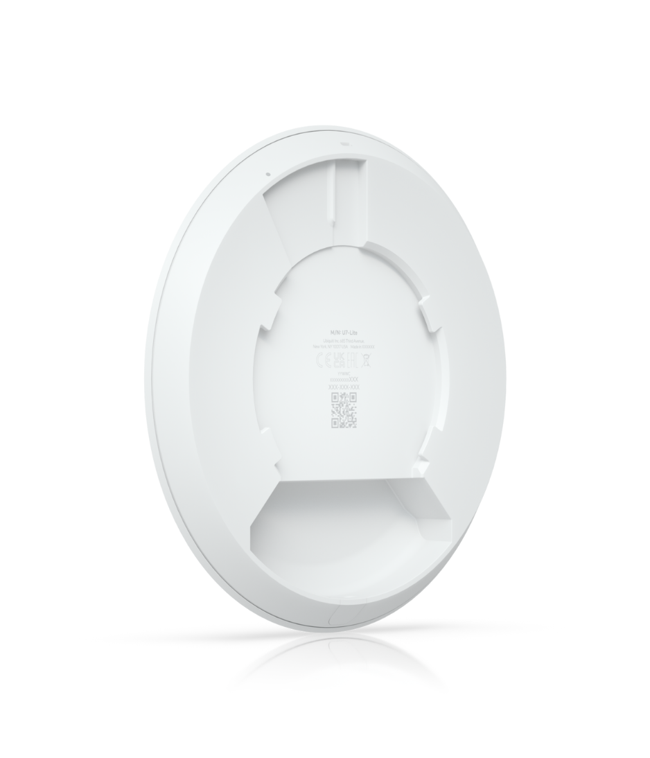 Ubiquiti U7 Lite Punto de Acceso WiFi 7 Con 4 Flujos Espaciales y Enlace Ascendente de 2.5GbE PoE