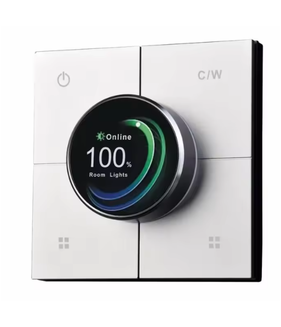 Smart Switch with wheel  X3 Tuya Smart Knob Dimming Switch, Zigbee Dual Relay Version | Timer Switch | Knob Light Dimming | Mobile Phone Control
