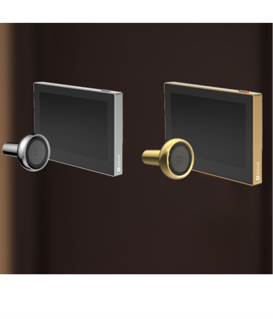 EZVIZ HP2 Digital Door Viewer Camera with LCD Display Screen, Wire-Free Peephole -SILVER