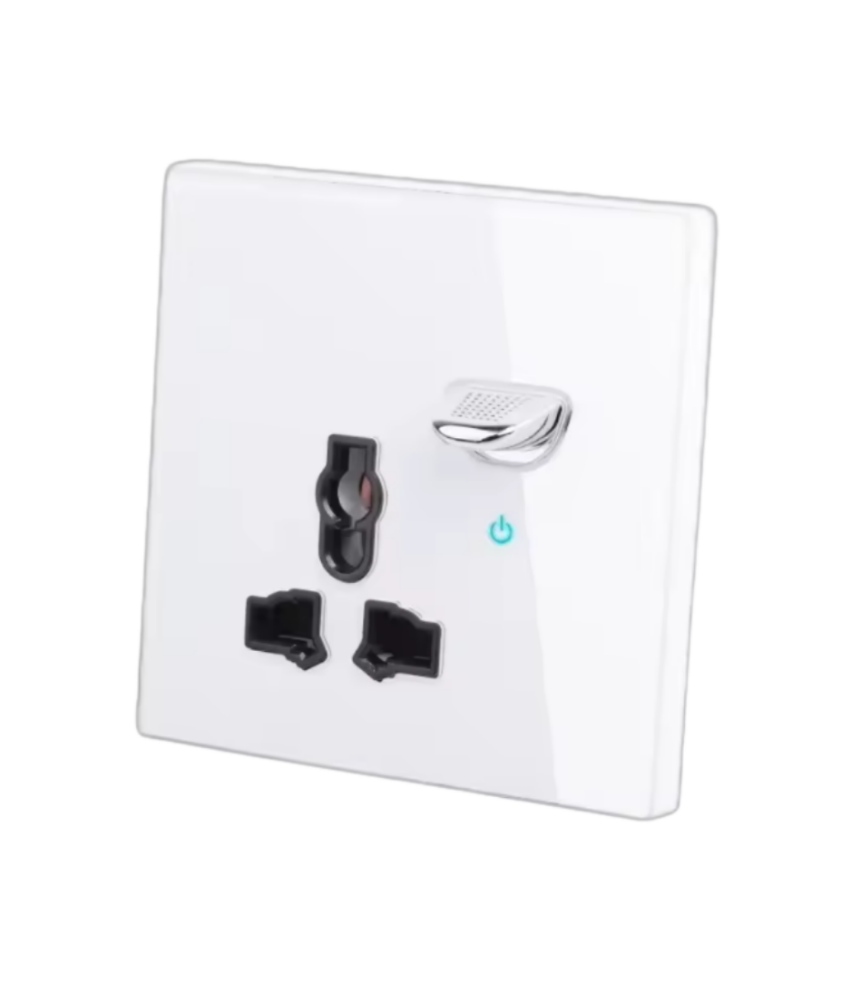 Tempered Glass Wall Switch Panel Led, Socket, Toggle Light Switch,  Net Socket, Fan Switch, Dimmer Switch Knob