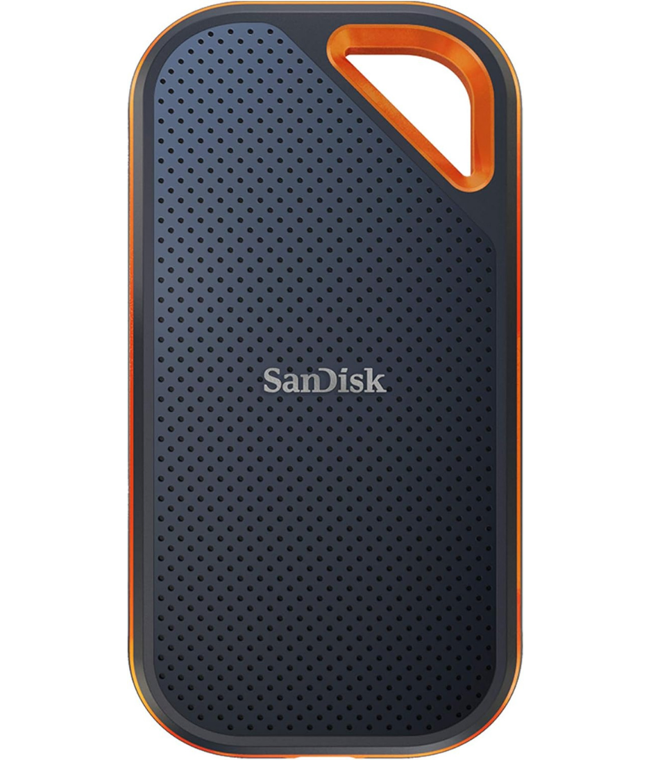 SanDisk Extreme Pro 1-4TB Portable NVMe SSD, USB C, up to 2000MB/s, Ruggedised and Water Resistant SDSSDE81 4T00 G25, Blue, Extreme Pro, SDSSDE81 4T00 G25, 4 TB