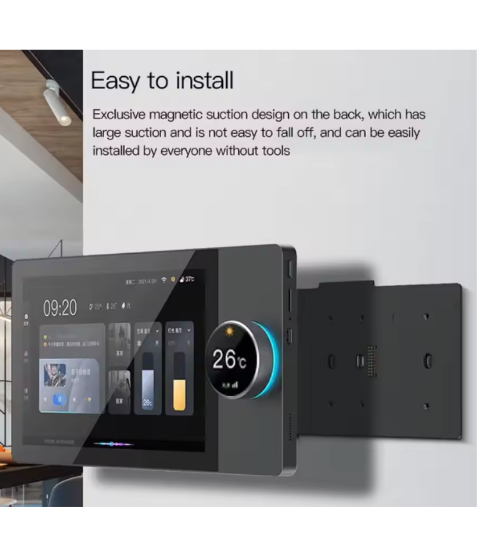 Smart Home 8-inch Tuya Multifunction Intelligent Control Touch Screen Background Music Host ZigBee Gateway Central Control Panel