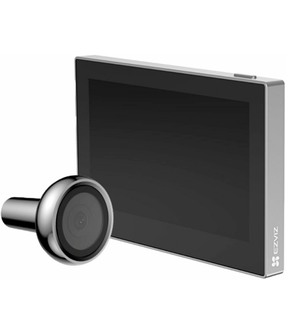 EZVIZ HP2 Digital Door Viewer Camera with LCD Display Screen, Wire-Free Peephole -SILVER