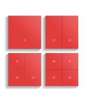 metal zigbee smart switch red