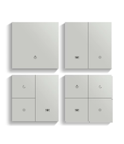 metal zigbee smart switch silver