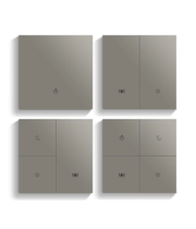 metal zigbee smart switch grey