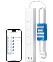 Meross Smart Power extension 4 AC Outlets, 4 USB Ports - Apple HomeKit, Alexa Compatible