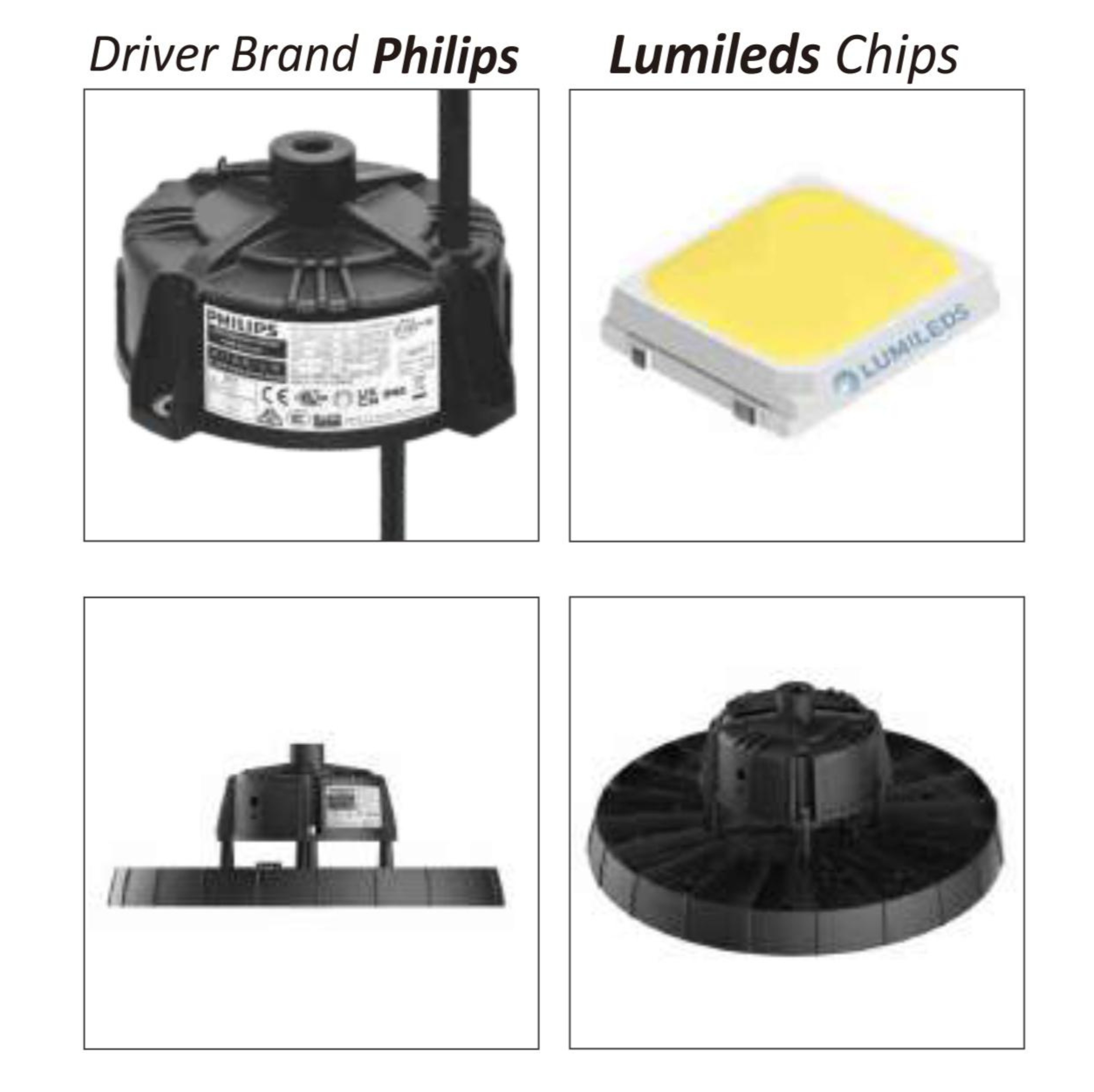 Philips Industrial High Bay LED 100w 150w 200w Linear UFO