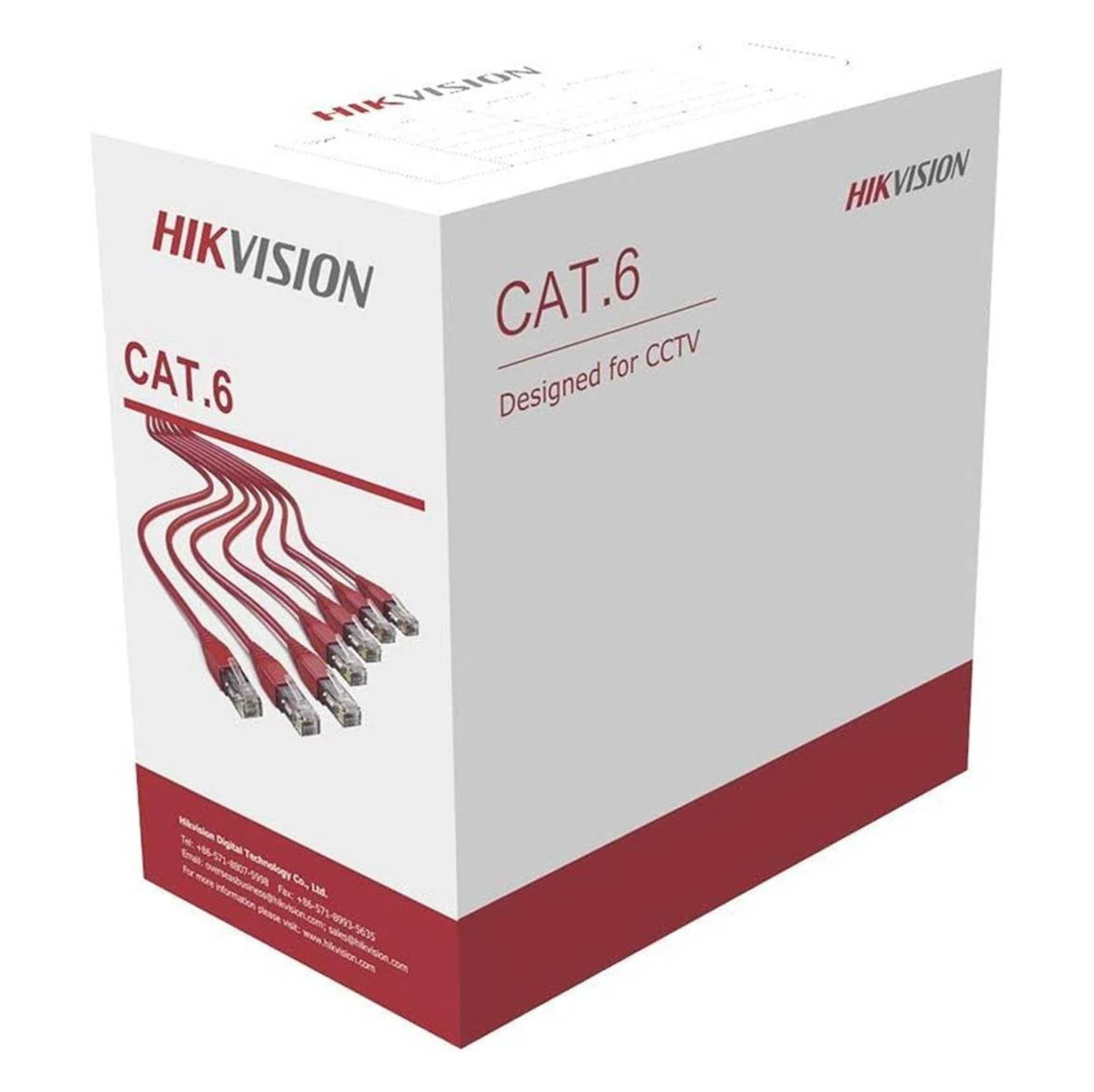 Hikvision High-Quality CAT 6 Cable-Designed For CCTV