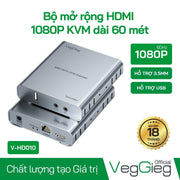 60 Meter HDMI 1080P KVM Extender - USB & Audio Support - V-HD010