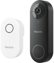REOLINK Wired Video Doorbell WiFi, 5MP HD Door Bell Camera, 2.4 / 5GHz Wi-Fi Security Cam System, Human Detection, Cloud/microSD Card Storage, FrontDoor, Chime Included