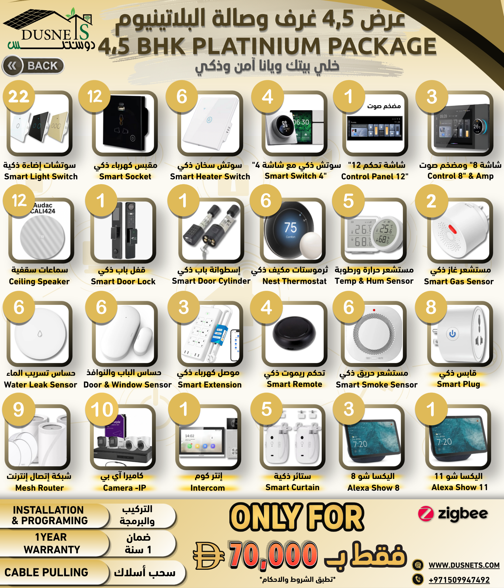 4,5 BHK Platinum Package