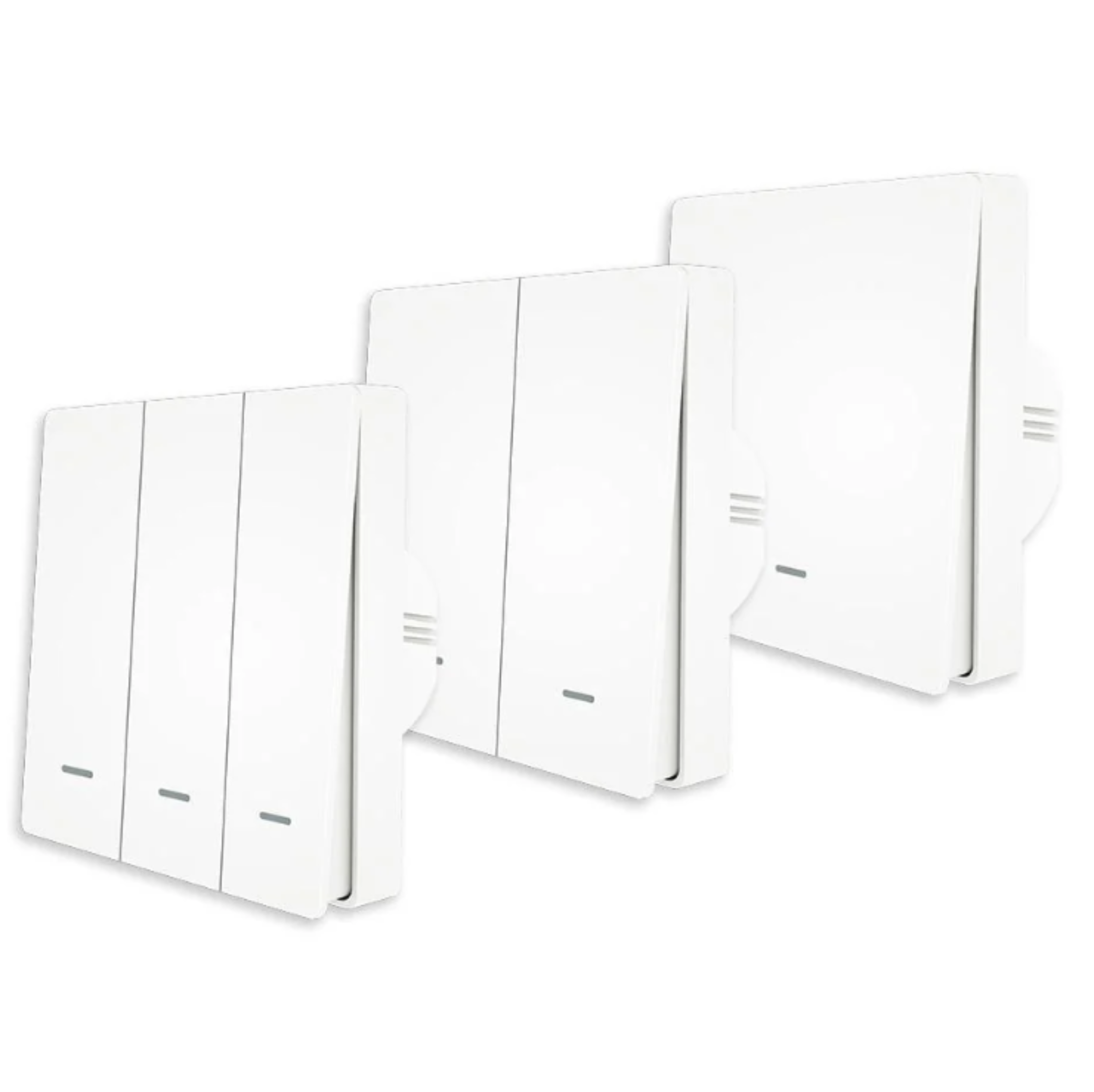 MOES ZigBee 1/2/3 Gang Smart Push Button Light Switch Multi-Control Neutral Wire Optional EU